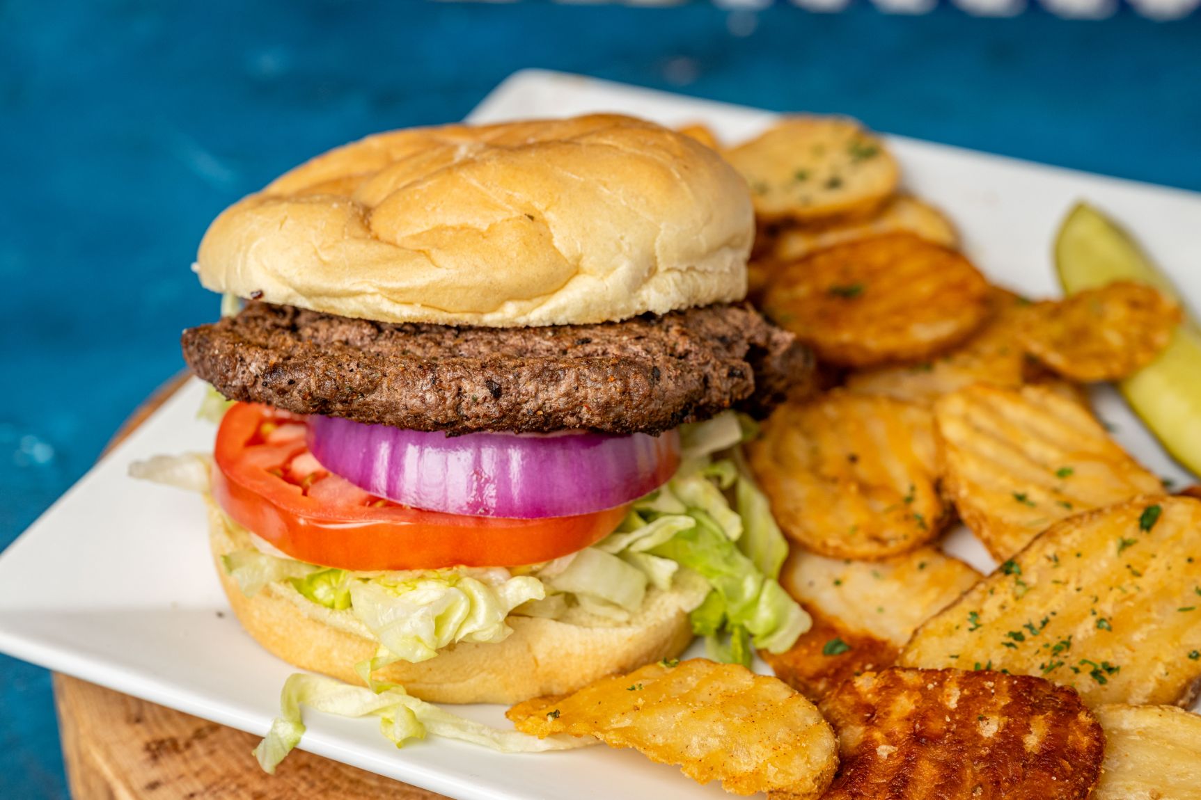 Burgers Regular Burger Riverwalk Grille 5 19 2025 6233